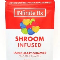 Infinite Rx Shroom Infused Large Heart Gummies Edibles (4000mg)