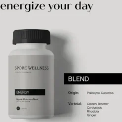 Spore Wellness (Energy) Microdosing Mushroom Capsules