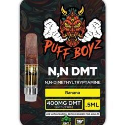 Puff Boyz -NN DMT .5ML(400MG) Cartridge – Banana